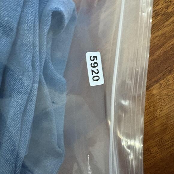 Sidefeel Jeans Womens 12 Light Blue High Rise Straight Leg Double Button Denim - Picture 13 of 13